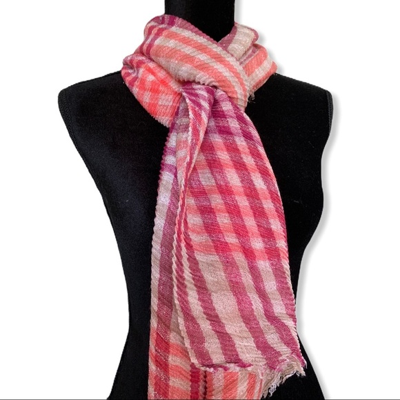 NEW Collection 18 Women’s Plaid Shawl Wrap Scarf - Picture 1 of 7